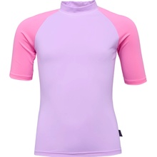 Detské tričko s UV ochranou UNUO T-SHIRT Fialová Ružová