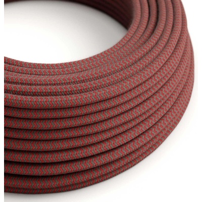 Crative Cables RZ28 ohnivě červený a 2x0,75mm² šedý 1 m
