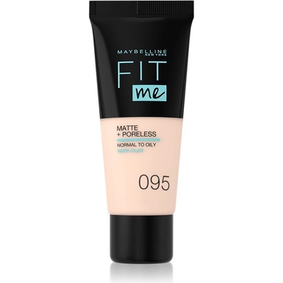 Maybelline Fit Me! Matte+Poreless matující make-up pro normální a mastnou pleť 95 Fair Porcelain 30 ml