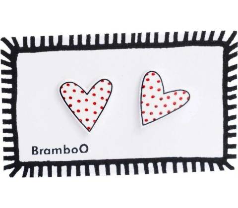 BramboO náušnice Srdíčka 28682