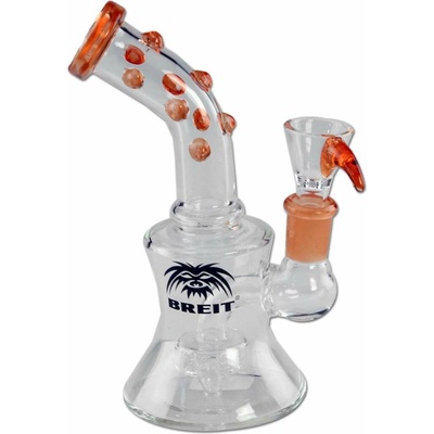 BREIT Sklenený bong s s bubnovým perkolátorom 15 cm Žltá