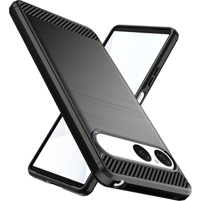 Techsuit - Karbonový silikon - Sony Xperia 10 VII - černý