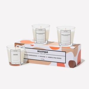 Selestique® Candle Trio - Комплект от 3 Ароматни Свещи по 70 г