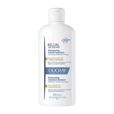 DUCRAY Kelual Squanorm Šampón hydratačný suché lupiny 400 ml