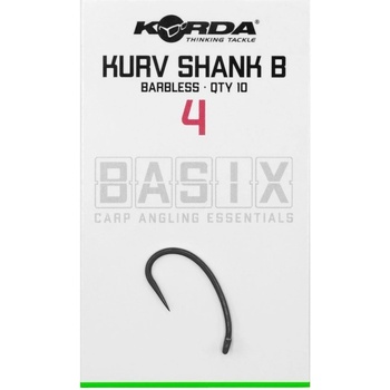 Korda Basix Háčky Kurv Barbless 10 ks Vel.4