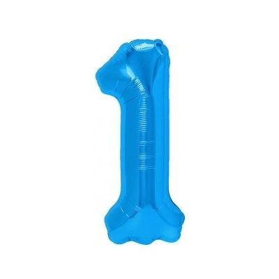 PartyPal Fóliové balónky tm. modré č. 0- 9 40 cm Číslo: 1