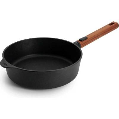 Woll Nepřilnavá soté pánev Eco Logic QXR s dřevěnou odnímatelnou rukojetí, Ø 24 cm 1724WLCI-Q