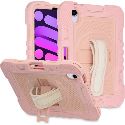 Techsuit Ochranný obal StripeShell 360 iPad mini 6 2021 KF2312313 Ružová