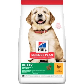 Hill's Hill’s science plan canine puppy large breed С ПИЛЕШКО - ЗА ПОДРАСТВАЩИ КУЧЕТА ОТ ЕДРИ И ГИГАНСТКИ ПОРОДИ, НАД 25КГ, ОТ ОТБИВАНЕТО ДО 18 МЕС. БРЕМЕННИ И КЪРМЕЩИ КУЧЕТА. 16 кг