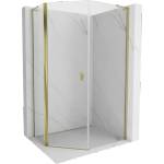 Mexen Mist L петоъгълна асиметрична душ кабина с въртяща се врата 80 x 90 см, (8A8L-080-090-50-00)