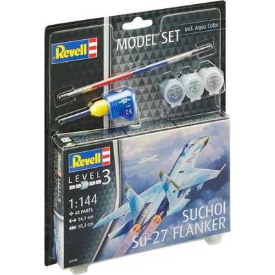 Revell ModelSet lietadlo 63948 Suchoj Su27 Flanker 1:144