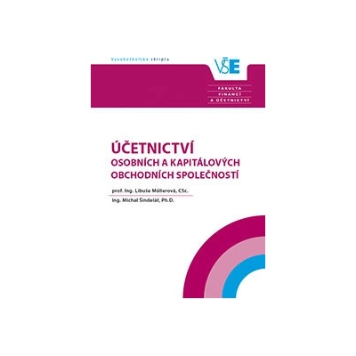Účetnictví osobních a kapitálových obchodních společností