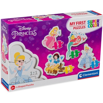 Clementoni Бебешки пъзел Clementoni 4 в 1 - Дисни Принцеси (20813)
