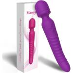  Вибриращ масажор с два края и нагряване, 22, 6см - Mission Massager Purple (D-237977)