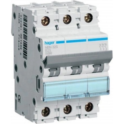 Hager NCN316 3 pól. 16A, char.C, 10 kA