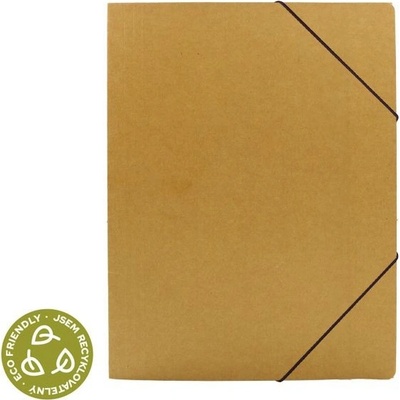 LUMA Desky na spisy s gumou A4 ECO 3 klopy kraft