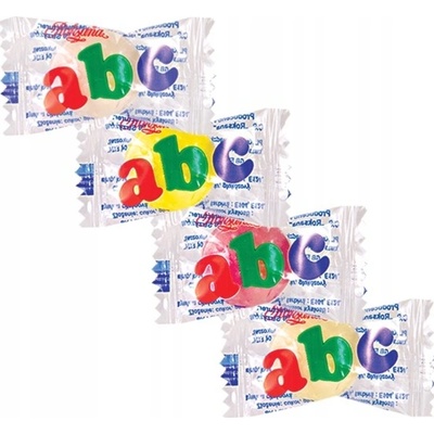Roksana abc bonbóny 3 ovocné příchutě 2,5 kg