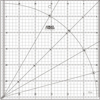 OLFA Шивашки триъгълник 30 cm (MQR-30X30-NON-SLIP)