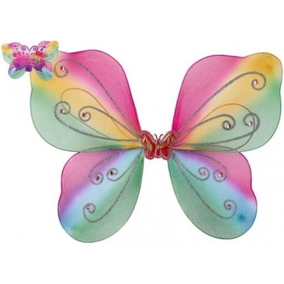 Krídla motýlie nylon 44x32cm na