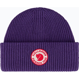 Fjällräven Зимна шапка Fjällräven 1960 Logo Hat dark violet