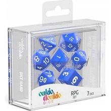 Oakie Doakie Dice Sada 7 RPG kostek Solid Blue