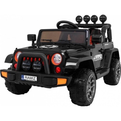 Ramiz Elektrické autíčko Jeep BRD 7588 4x4 4x45W 1x12V10Ah čierna