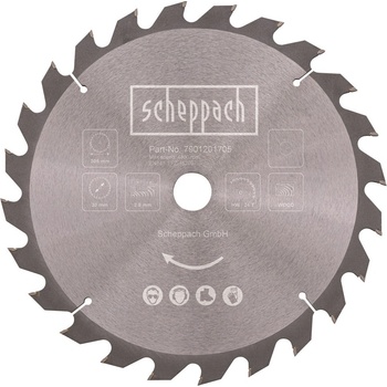 Scheppach pilový kotouč na dřevo TCT pr. 305/30 24 zubů