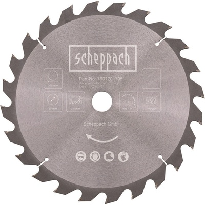Scheppach pilový kotouč na dřevo TCT pr. 305/30 24 zubů
