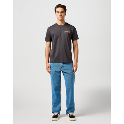 Wrangler pánské triko s potiskem 112362816 černá