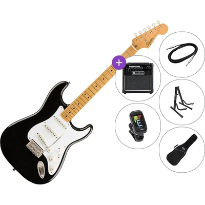 Squier Classic Vibe 50s Stratocaster MN SET 2 Black Електрическа китара