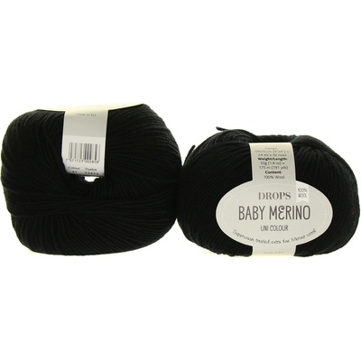 Drops Baby Merino 21 černá