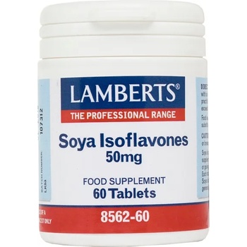 LAMBERTS ЛАМБЕРТС СОЯ ИЗОФЛАВАНОИДИ 60 ТБ. 50МГ / lamberts soya isoflavones 50mg 60tab