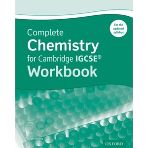 Complete Chemistry for Cambridge IGCSE (R) Workbook | Roger Norris (ISBN: 9780198374657)