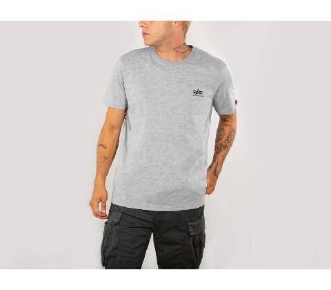 Alpha industries Basic Small Logo grey