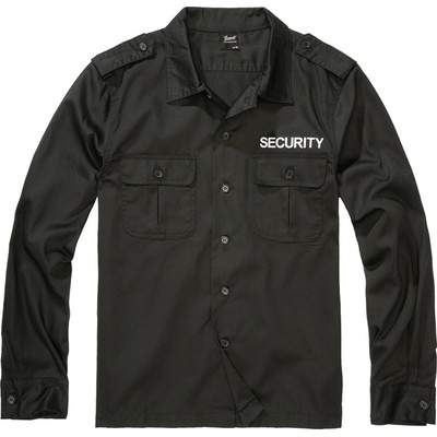 Security US košile shirt long sleeve černá 4XL