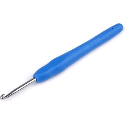 Háček na háčkování se silikonovou rukojetí vel. 2; 2,5; 3; 3,5; 4; 5, malé, 7 (4 mm) náhodná barva