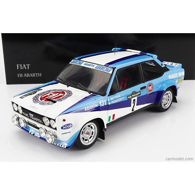 Kyosho Fiat 131 Abarth A. Bettage Winner Piancavallo 1981 Nr.2 1:18