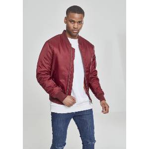 Urban Classics Мъжко яке тип бомбър Urban Classics burgundy в бордоMODEL784 SALE - , размер 5XL