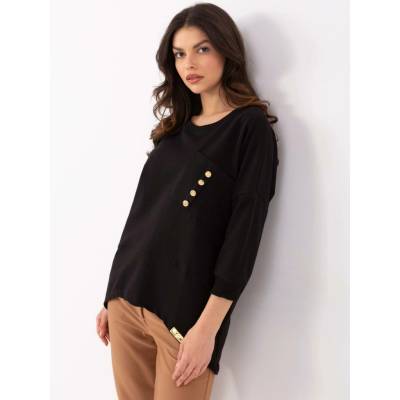 Blouse CLM-BZ-1263.49-black čierna Calimera