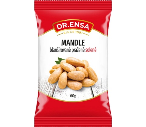 Ensa Mandle pražené solené 60 g
