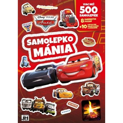 Samolepkománia Cars Disney Pixar