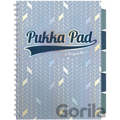 PUKKA PAD Špirálový zošit A4 linajkový Glee project book bledomodrá