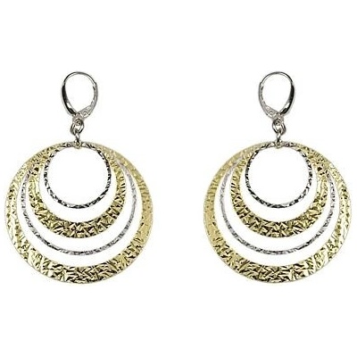 Bassano Collection CZ s.r.o. Stříbrné náušnice kroužky pozlacené 292264G