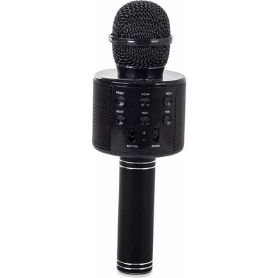Verk 01377 Karaoke Bluetooth mikrofón 1800mAh čierna