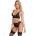 Cottelli Collection Bralette & Crotchless Suspender Thong Set 2214520 Black S