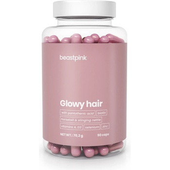 GymBeam BeastPink Glowy Hair 90 капс