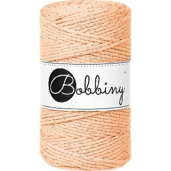Bobbiny 3PLY Macramé Rope 3 mm 100 m Unicolor Peach Fuzz юта (TS-E089)