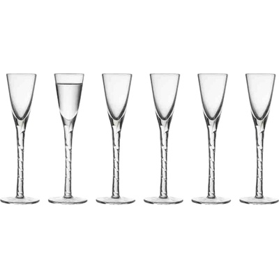 Lyngby Glas Paris čiré panákové skleničky 6 x 25 ml