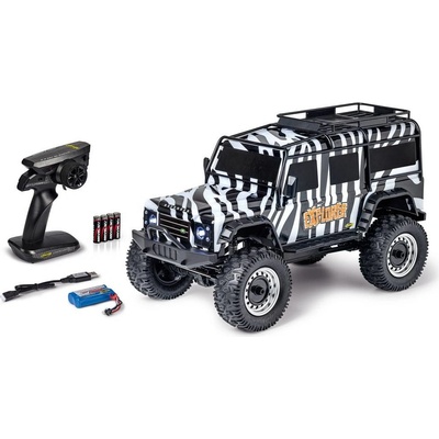 Carson RC Sport Land Rover Defender Safari bezkefkový RC model auta elektrický terénne vozidlo 4WD 4x4 RtR 2,4 GH 1:8