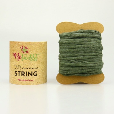 ReTwisst Macrame String 3 mm / 10 m, 16 khaki